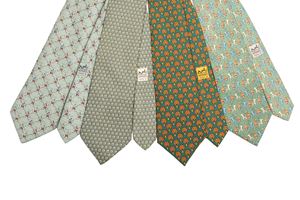 Lotto di quattro cravatte
