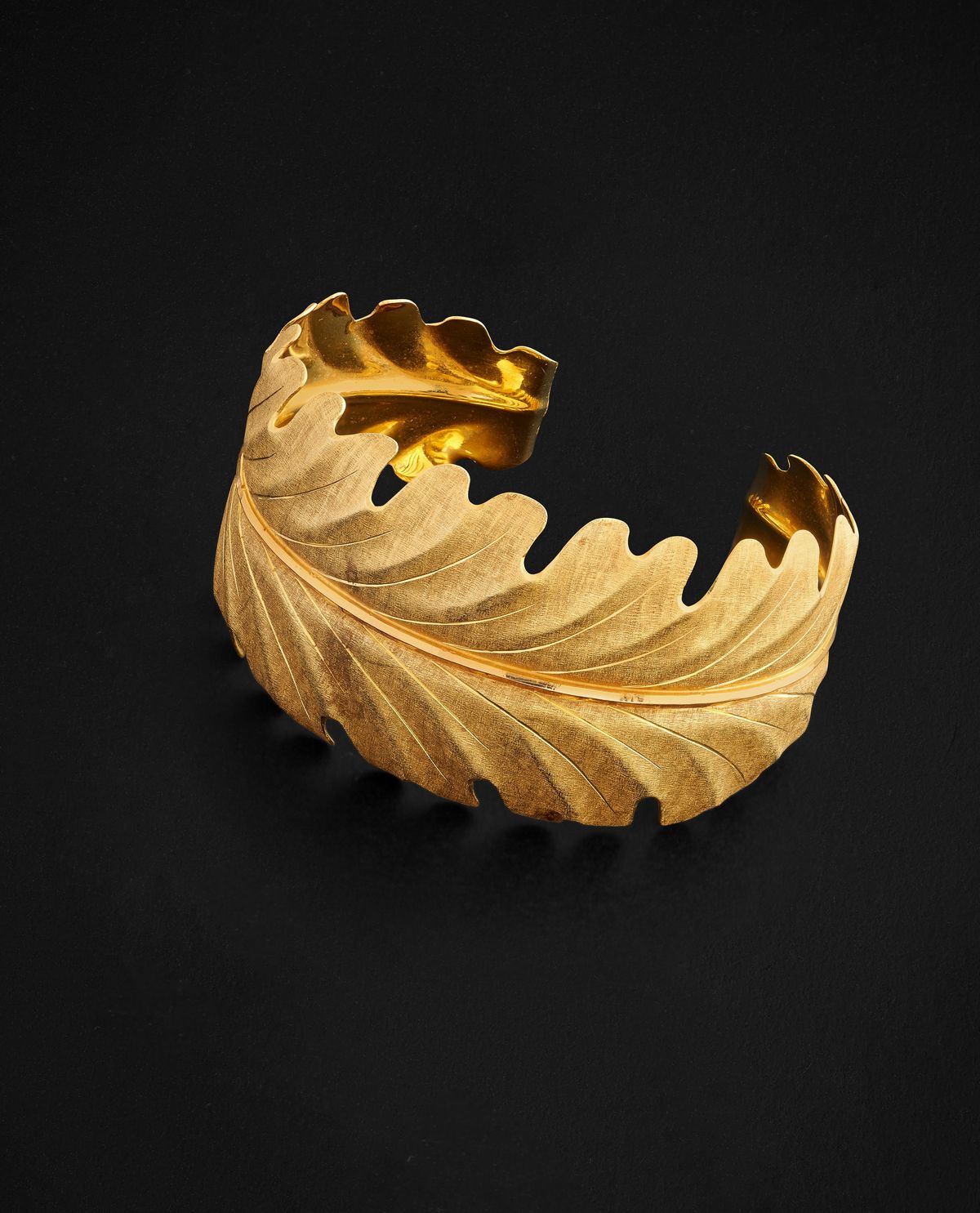Buccellati - Bracciale in oro giallo 18k, dimensioni diametro 6 cm, peso 37 g