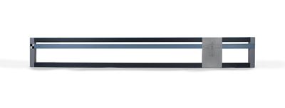 Race - Rectangle (1A), smalto acrilico alla nitro su alluminio e resina placcati a ottone
