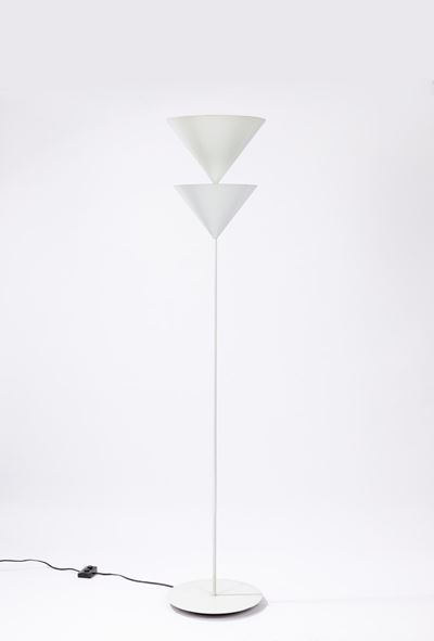 Lampada da terra 'Pascal', alluminio verniciato, 1983