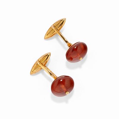Polsini con ambra, oro giallo 18k