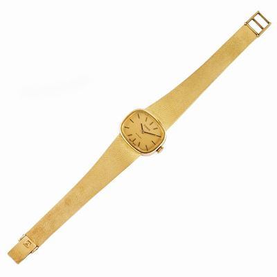 Orologio in oro giallo 18k con quadrante champagne