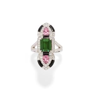  - Anello con tormaline