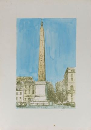 Piazza con obelisco 