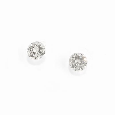 Due diamanti, taglio brillante, ct 1,70