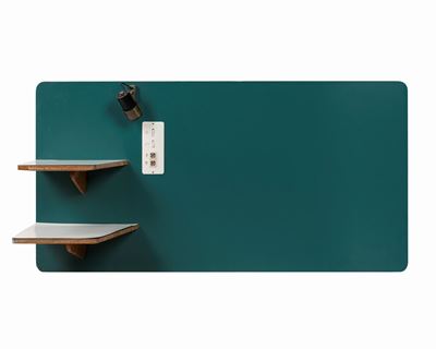 Testiera di letto in legno rivestito in formica (1964)