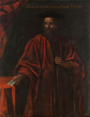 Scuola veneta, secolo XVII - Portrait of Marcus Guidiccionus