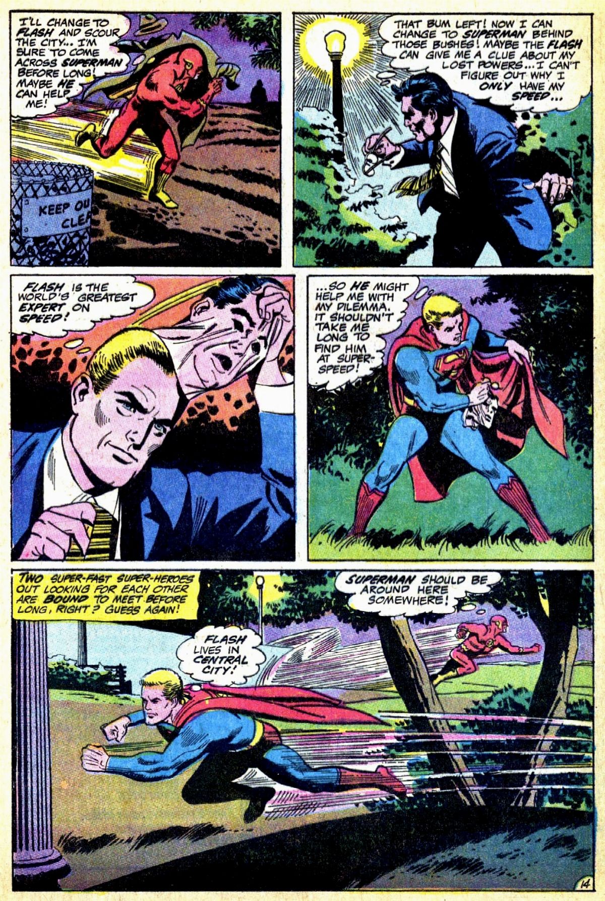Curt Swan - Superman - Who Stole My Super-Powers?, matita e china su cartoncino DC
