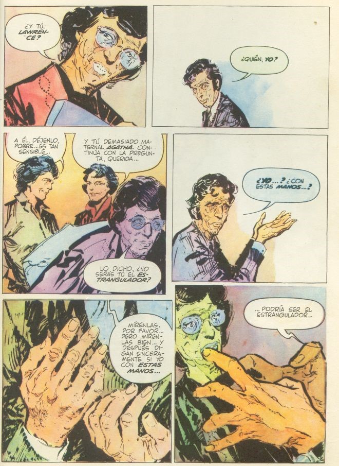 Alberto Breccia - Estas bellas manos velludas - Matita e china su cartoncino