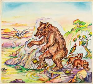 Favole esopiane - L'orso affamato