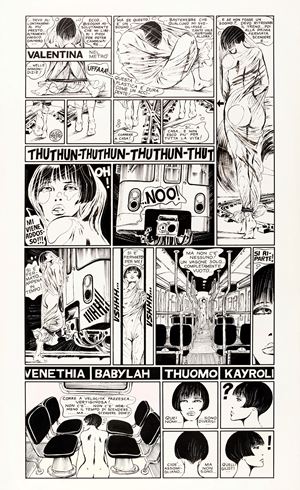 Crepax Guido - Valentina nel metrò