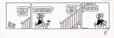 Andy Capp - matita e china su cartoncino