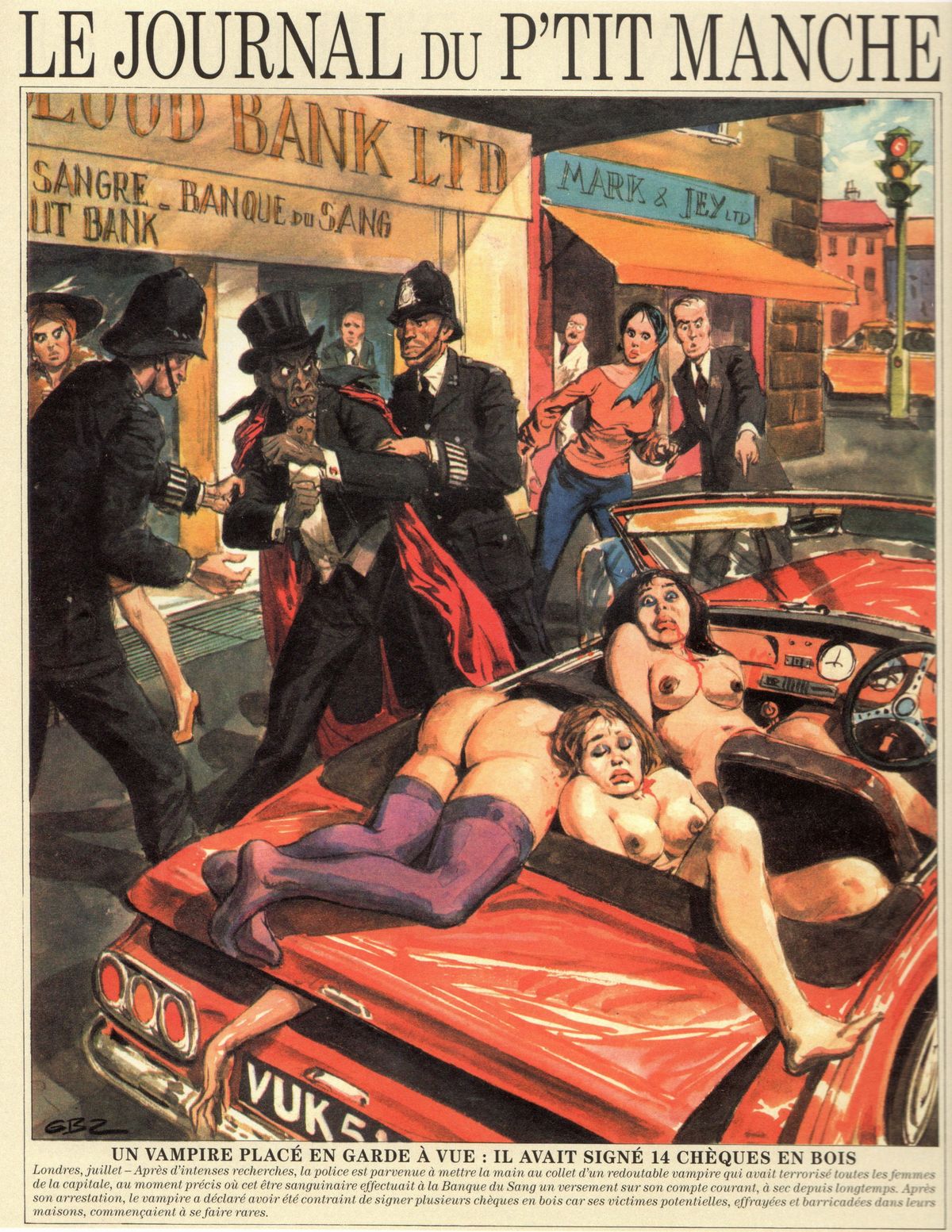 Guido Buzzelli - La banca del sangue, matita, china e acquerello su cartoncino, 36,5 x 49 cm, 197...