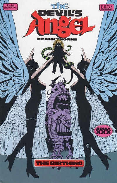 Frank Thorne - The Devil's Angel: The Birthing, matita e china su cartoncino
