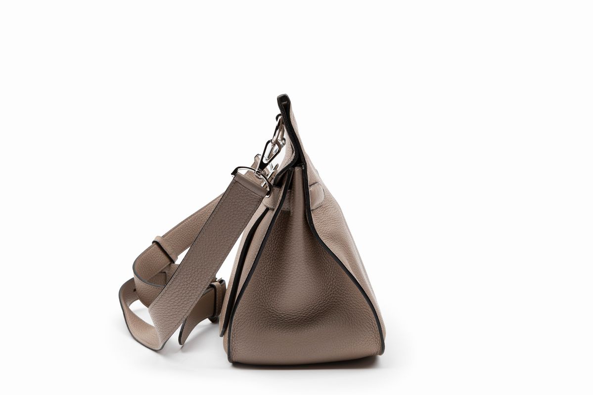Hermès - Borsa Jypsière, pelle taurillion clémence color gris tourterelle, 2016