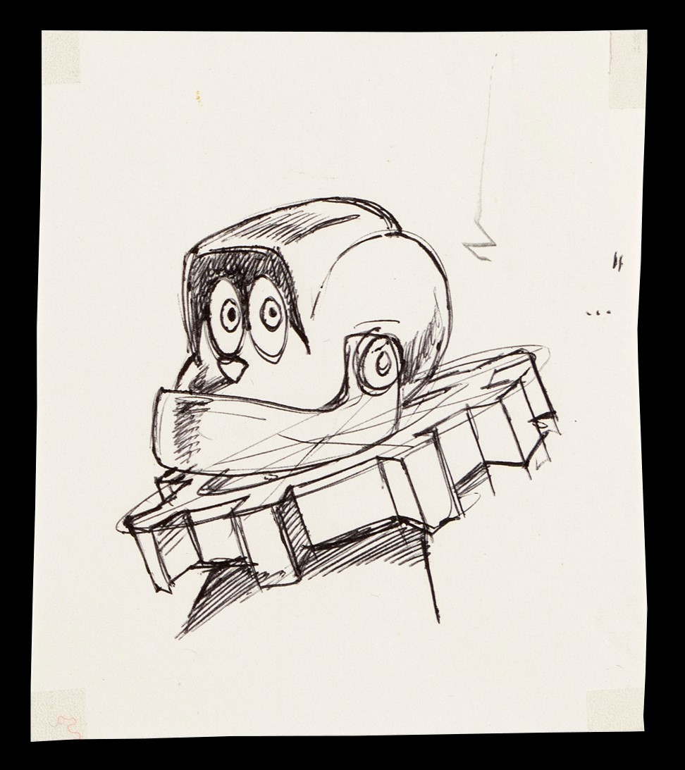 Magnus (roberto Raviola) - Pinocchio - Disegni preliminari, matita e biro su carta, 1973