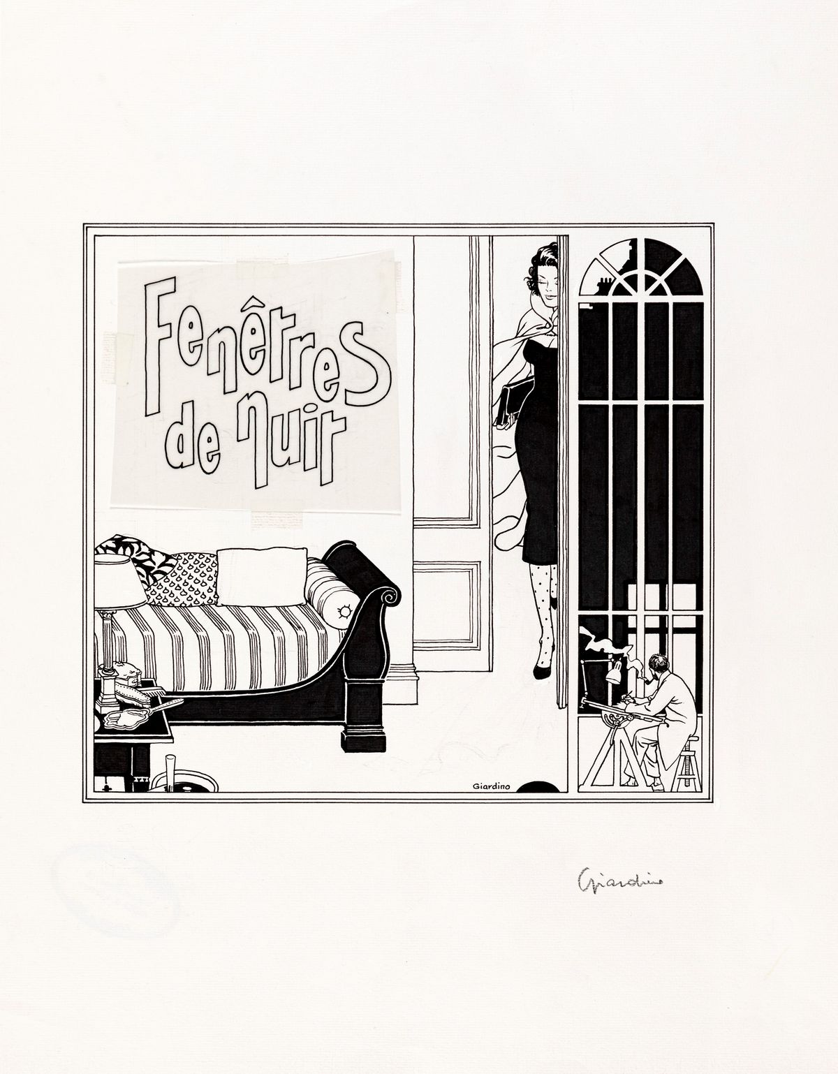 Vittorio Giardino - La Finestra di Notte 1986 | Fumetti: i Maestri dell