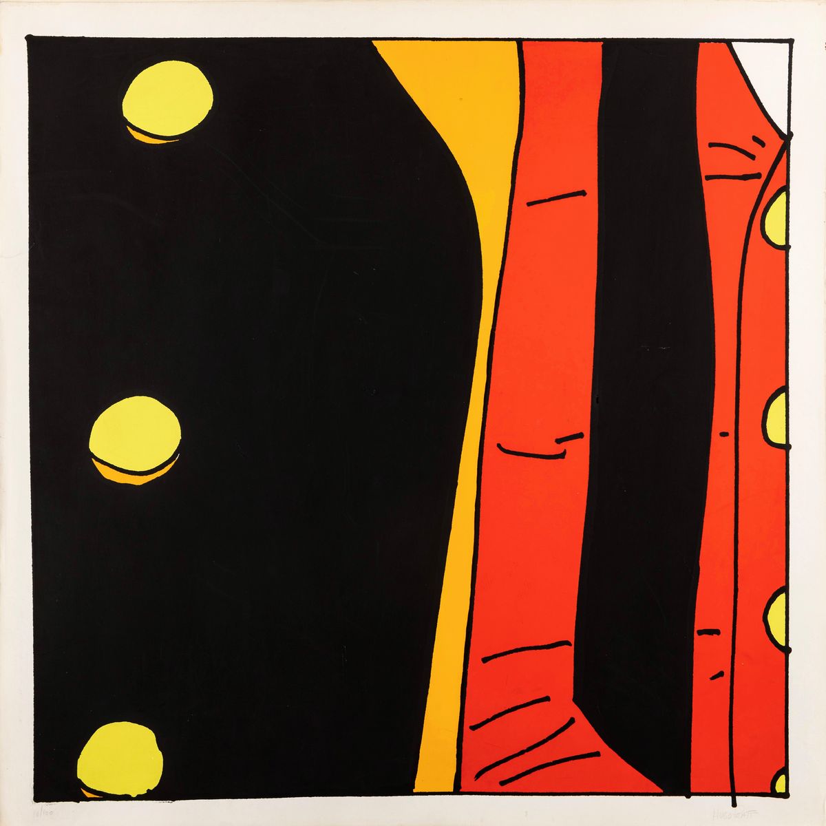 Hugo Pratt - Corto Maltese - Il Tempo di una Sigaretta, serigrafia su cartoncino