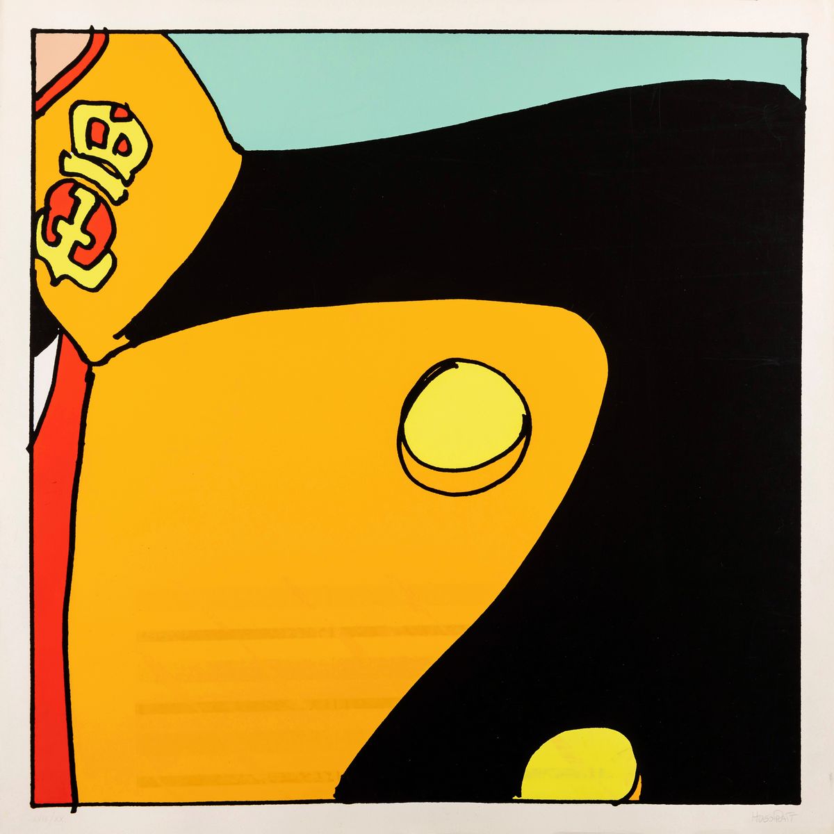 Hugo Pratt - Corto Maltese - Il Tempo di una Sigaretta, serigrafia su cartoncino