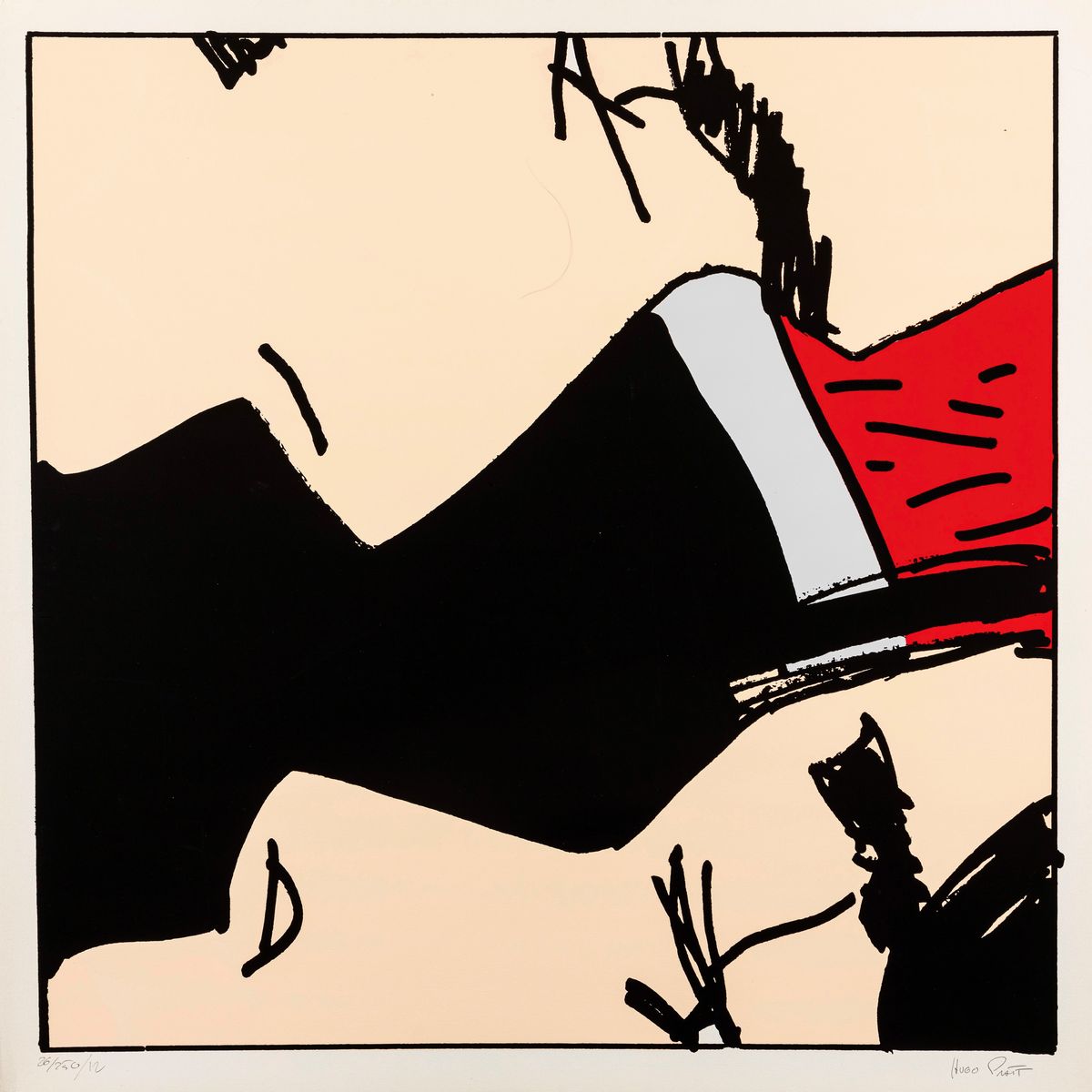 Hugo Pratt - Tango - Portfolio completo di 12 serigrafie