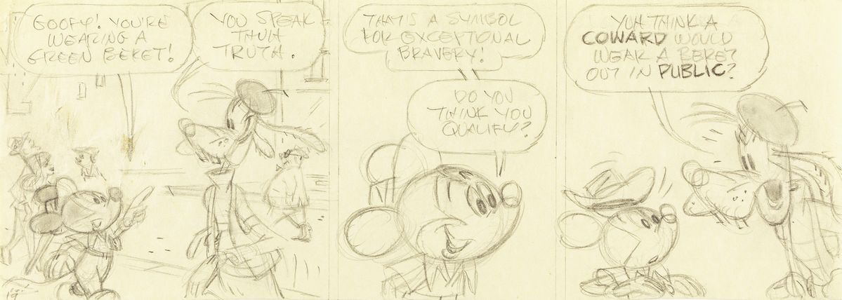 Floyd Gottfredson - Mickey Mouse 70's | Original Comic Arts ...