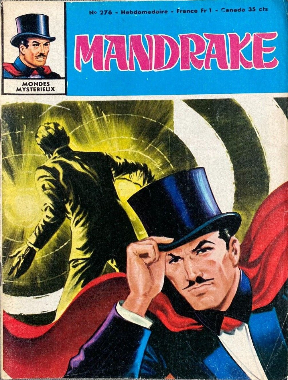 Mario Caria - Mandrake - Tempera su cartone, 24,5 x 34,5 cm, 1970