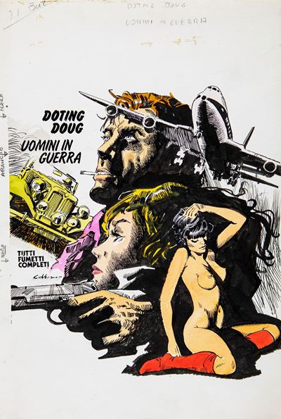 Copertina per Bliz n. 31, matita, china e ecoline su cartoncino