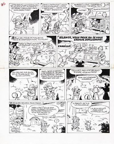 Sibylline, matita e china su cartoncino