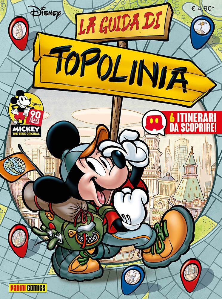 Paolo Mottura - La guida di Topolinia - matita e china su cartoncino