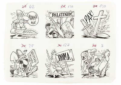 Diario Vitt 1964 - Serie di sei vignette