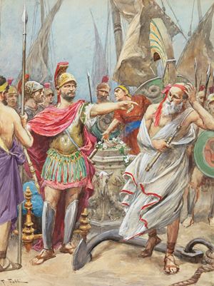 L’Iliade - Agamennone scaccia il sacerdote Crise