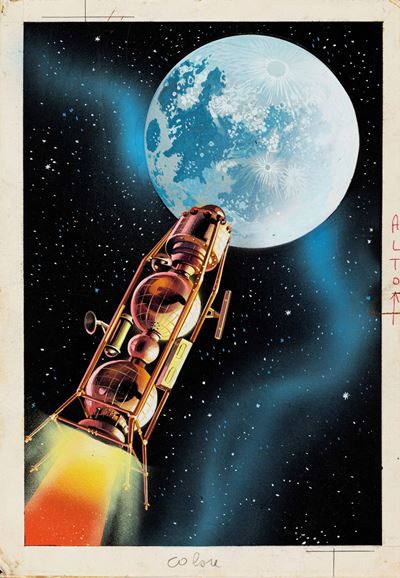 Astonautica o fantascienza? - tempera su cartone