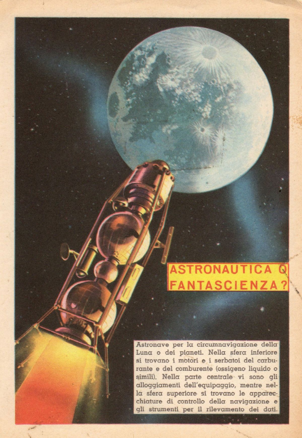 Alvaro Mairani - Astonautica o fantascienza? - tempera su cartone
