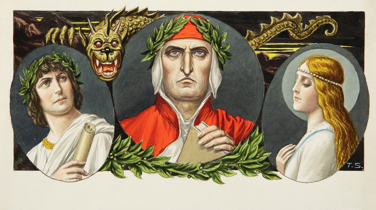 Quando è Stata Terminata La Divina Commedia Tancredi Scarpelli - La Divina Commedia 1932 | Original Comic Arts
