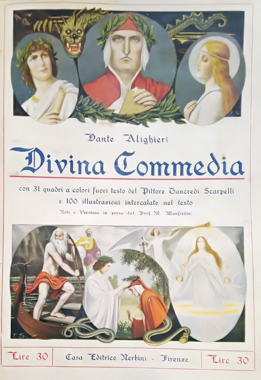 Tancredi Scarpelli - La Divina Commedia - Originale di copertina