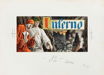 La Divina Commedia, illustrazione originale