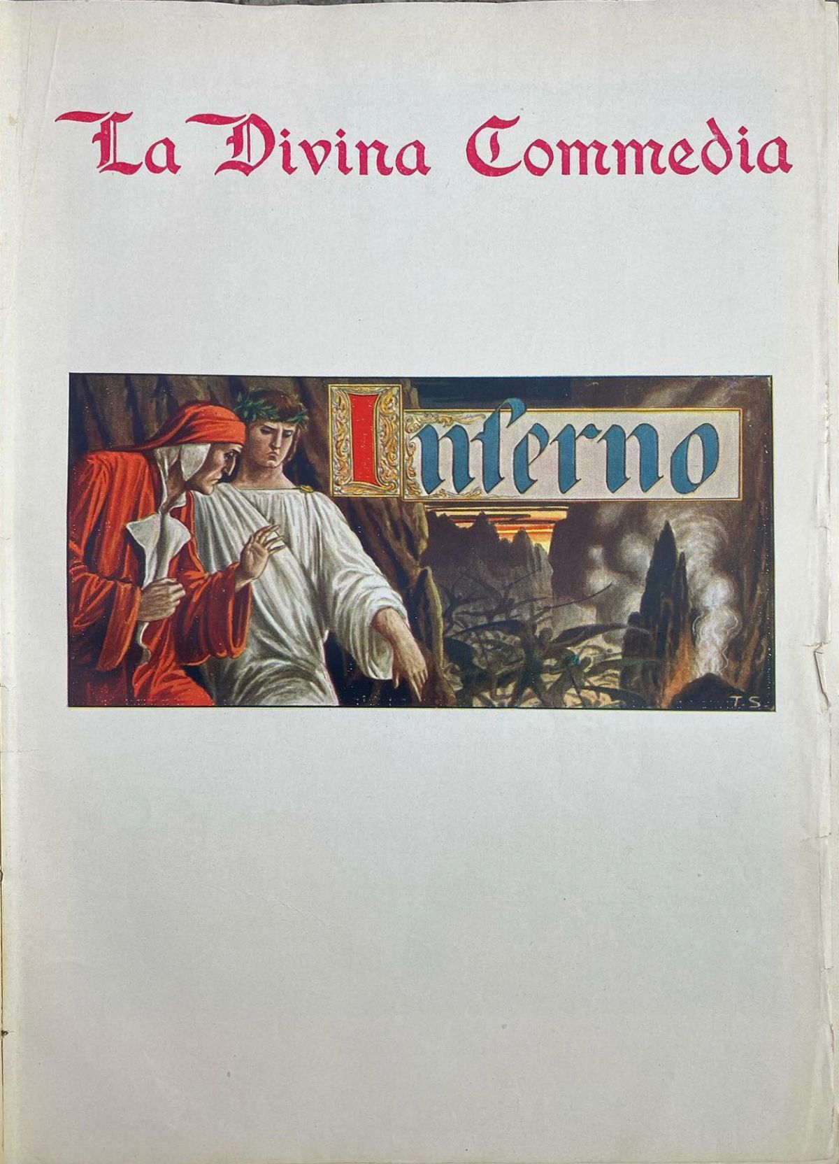 Tancredi Scarpelli - La Divina Commedia, illustrazione originale