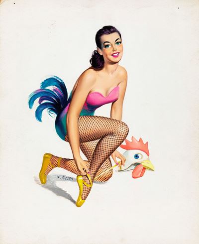 Tricosa - Tempera su cartone, 1951