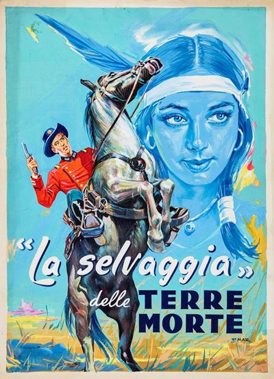 La selvaggia delle Terre Morte, tempera su cartone