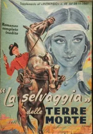 Primo Marcarini - La selvaggia delle Terre Morte, tempera su cartone