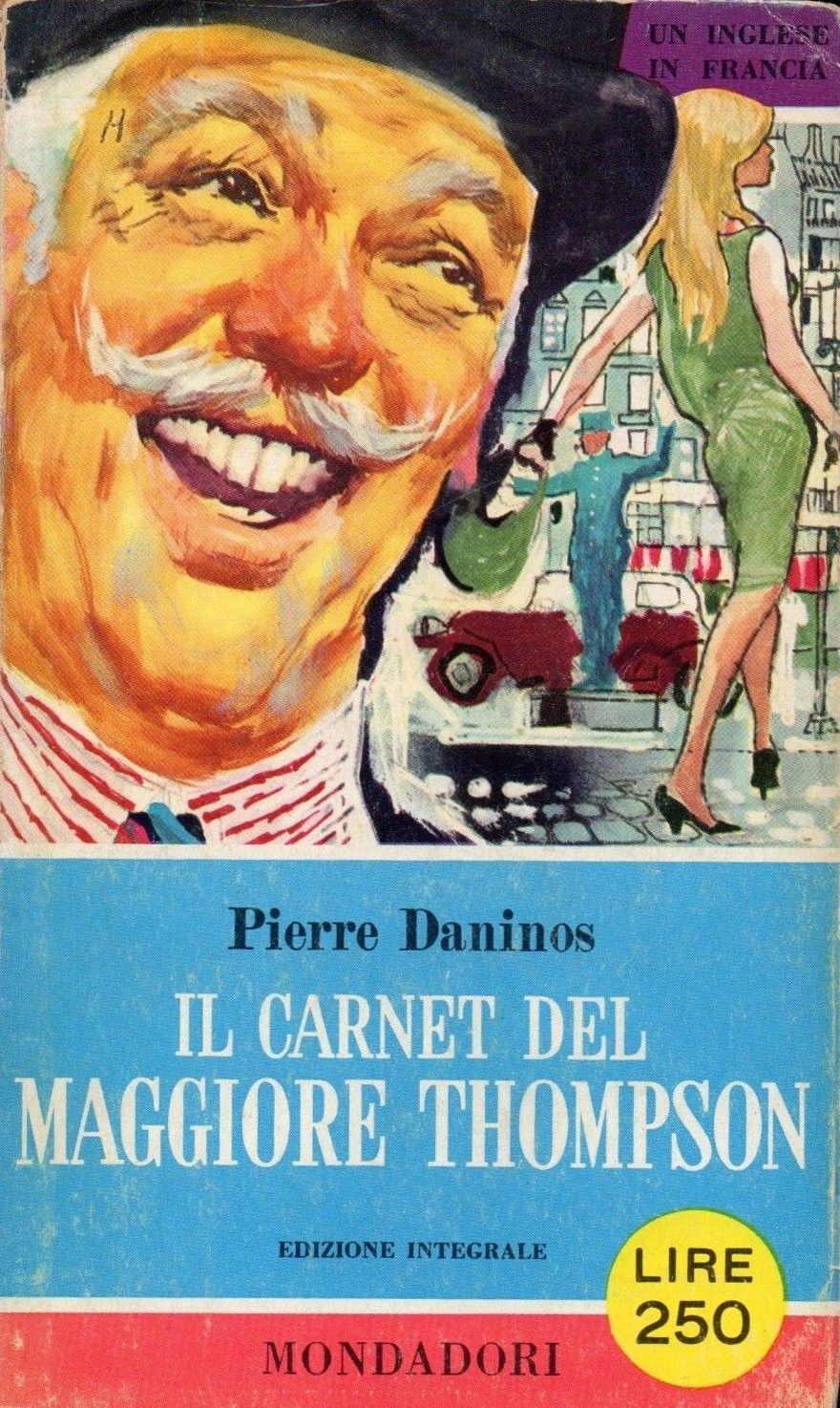 Mario Tempesti - Illustrazione di copertina per 'Il carnet del maggiore Thompson', tempera su car...