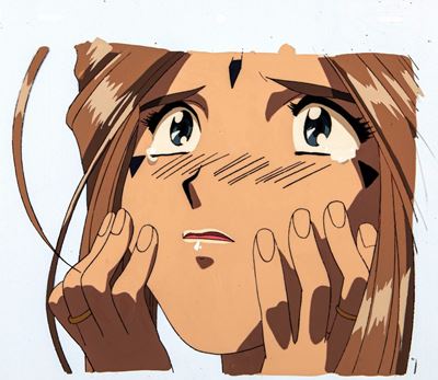 Cel originale per 'Oh, mia dea!', tempera su rodovetro