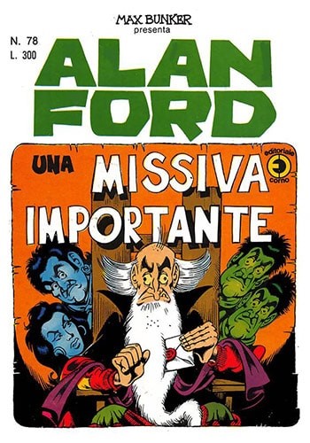 Paolo Piffarerio - Una missiva importante - matita e china su cartoncino