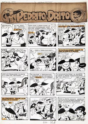 Sommacal Giorgio & Stroppi Laura - Lupo Alberto anni 2010, Fumetti: Tavole  e Illustrazioni Originali