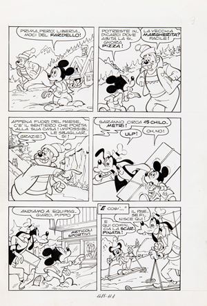 Carpi Giovan Battista - Topolino e lo stendardo perduto