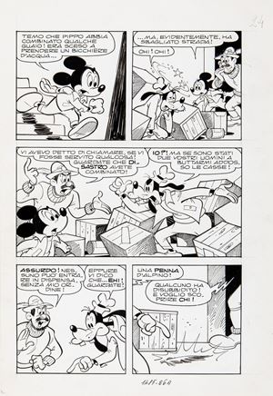 Carpi Giovan Battista - Topolino e lo stendardo perduto