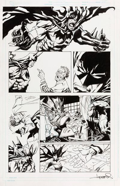 Legends of the Dark Knight - I...Batman, matita e china su cartoncino DC