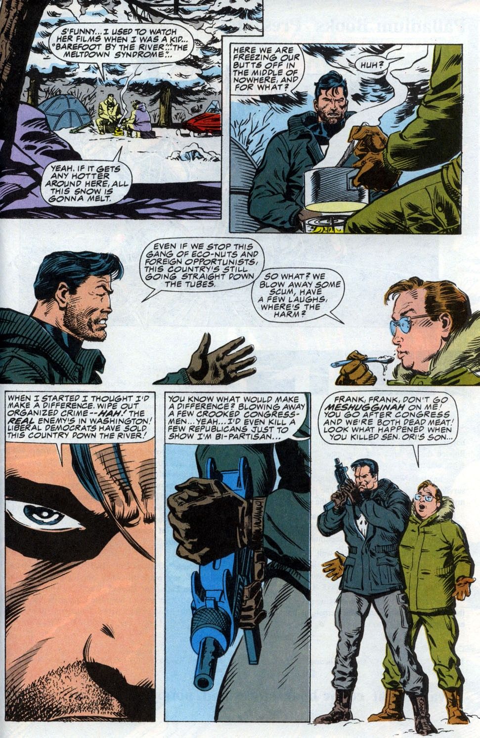 Ron Wagner - Punisher War Journal - The Kamchatkan Konspiracy, matita e china su cartoncino Marve...