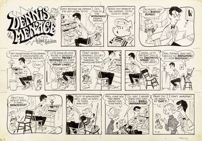 Dennis the Menace - Tavola domenicale del 15/07/1973