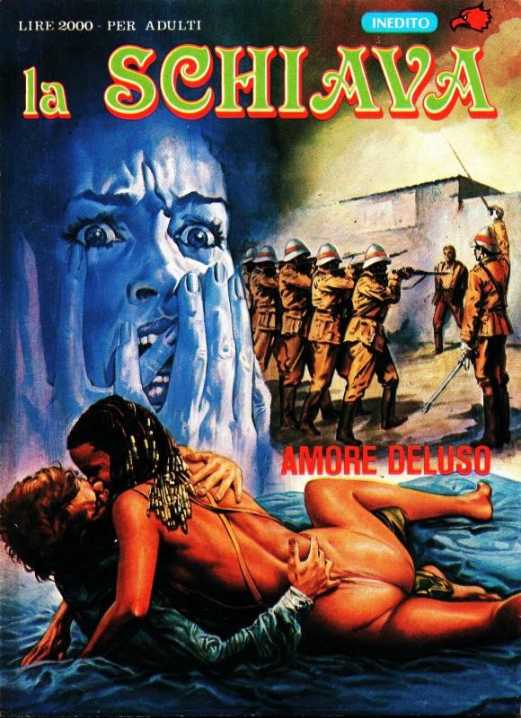 Mario Caria - La Schiava - Amore deluso, tempera su cartone